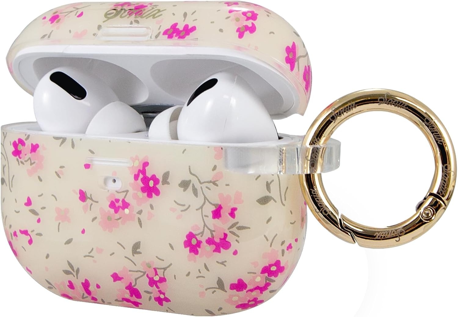 image:imageSonix x Sanrio Cases for AirPods Pro 1st Gen  Hard Cover Protective Case for Apple AirPods Pro Gen 1  Cinnamoroll Lovely RibbonsCottage Floral Pink