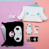 image:imageSonix x Monchhichi Plush Magnetic Phone Wallet  Cute Fuzzy Phone Card Holder Compatible with MagSafe Phones and Cases  ChimutanKuromi