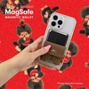 image:imageSonix x Monchhichi Plush Magnetic Phone Wallet  Cute Fuzzy Phone Card Holder Compatible with MagSafe Phones and Cases  ChimutanMonchhichi Girl