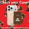 image:imageSonix x Monchhichi Plush Magnetic Phone Wallet  Cute Fuzzy Phone Card Holder Compatible with MagSafe Phones and Cases  ChimutanMonchhichi Girl
