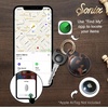image:imageSonix Cases for Apple AirTags with Gold Carabiner  AirTag Hard Cover Protective Case  AirTag Holder Keychain  Jelly ApricotBrown Tort