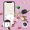 image:imageSonix Cases for Apple AirTags with Gold Carabiner  AirTag Hard Cover Protective Case  AirTag Holder Keychain  Jelly ApricotCherry Love