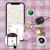 image:imageSonix Cases for Apple AirTags with Gold Carabiner  AirTag Hard Cover Protective Case  AirTag Holder Keychain  Jelly ApricotGingham Pink