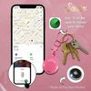 image:imageSonix Cases for Apple AirTags with Gold Carabiner  AirTag Hard Cover Protective Case  AirTag Holder Keychain  Jelly ApricotJelly Bubblegum Pink