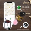image:imageSonix Cases for Apple AirTags with Gold Carabiner  AirTag Hard Cover Protective Case  AirTag Holder Keychain  Jelly ApricotJelly Pink