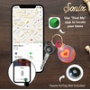 image:imageSonix Cases for Apple AirTags with Gold Carabiner  AirTag Hard Cover Protective Case  AirTag Holder Keychain  Jelly ApricotRainbow Heart