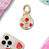 image:imageSonix Cases for Apple AirTags with Gold Carabiner  AirTag Hard Cover Protective Case  AirTag Holder Keychain  Jelly ApricotWild Strawberries