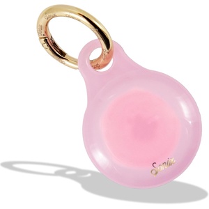 image:imageSonix Cases for Apple AirTags with Gold Carabiner  AirTag Hard Cover Protective Case  AirTag Holder Keychain  Jelly ApricotJelly Pink