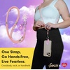 image:imageSonix x Care Bears  Crossbody Phone Strap with Charms  Adjustable Universal Cell Phone Rope Strap Lanyard  Blue Cord  Grumpy BearCheer Bear