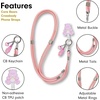 image:imageSonix x Care Bears  Crossbody Phone Strap with Charms  Adjustable Universal Cell Phone Rope Strap Lanyard  Blue Cord  Grumpy BearCheer Bear