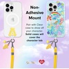 image:imageSonix x Care Bears  Crossbody Phone Strap with Charms  Adjustable Universal Cell Phone Rope Strap Lanyard  Blue Cord  Grumpy BearFunshine Bear