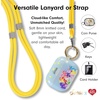 image:imageSonix x Care Bears  Crossbody Phone Strap with Charms  Adjustable Universal Cell Phone Rope Strap Lanyard  Blue Cord  Grumpy BearFunshine Bear