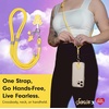 image:imageSonix x Care Bears  Crossbody Phone Strap with Charms  Adjustable Universal Cell Phone Rope Strap Lanyard  Blue Cord  Grumpy BearFunshine Bear