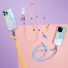 image:imageSonix x Care Bears  Crossbody Phone Strap with Charms  Adjustable Universal Cell Phone Rope Strap Lanyard  Blue Cord  Grumpy BearGrumpy Bear