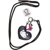 image:imageSonix x Care Bears  Crossbody Phone Strap with Charms  Adjustable Universal Cell Phone Rope Strap Lanyard  Blue Cord  Grumpy BearHello Kitty Butterfly Bows