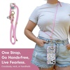 image:imageSonix x Care Bears  Crossbody Phone Strap with Charms  Adjustable Universal Cell Phone Rope Strap Lanyard  Blue Cord  Grumpy BearHello Kitty Pink Bows