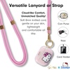 image:imageSonix x Care Bears  Crossbody Phone Strap with Charms  Adjustable Universal Cell Phone Rope Strap Lanyard  Blue Cord  Grumpy BearHello Kitty Pink Bows