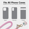 image:imageSonix x Care Bears  Crossbody Phone Strap with Charms  Adjustable Universal Cell Phone Rope Strap Lanyard  Blue Cord  Grumpy BearHello Kitty Pink Bows