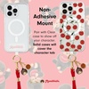 image:imageSonix x Care Bears  Crossbody Phone Strap with Charms  Adjustable Universal Cell Phone Rope Strap Lanyard  Blue Cord  Grumpy BearMonchhichi