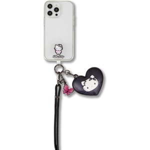 image:imageSonix x Care Bears  Crossbody Phone Strap with Charms  Adjustable Universal Cell Phone Rope Strap Lanyard  Blue Cord  Grumpy BearHello Kitty Butterfly Bows